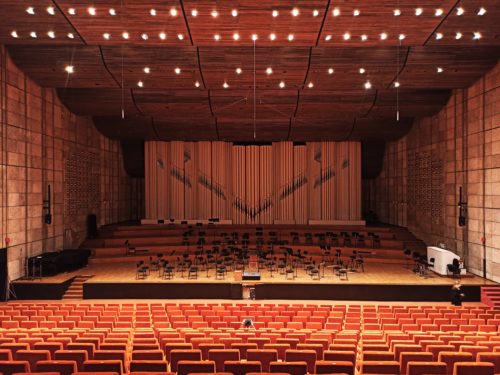 An acoustically unique concert hall with the layout dimensions of 40×25 m “housing” an outstanding artistic and musical gem – one of the largest organs in Europe having 6.300 pipes